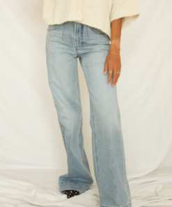 pistola: lana high rise wide leg jean - terrace