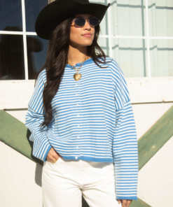 not over you cardigan - blue