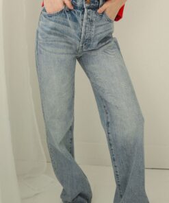 pistola: cassie super high rise straight - bramble